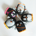 DIY Hand Painting Pet Toy TPR Foam Penguin Shape Food Leakage